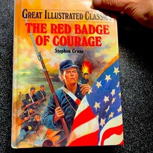 “The red badge of courage“ Hardback classic novel